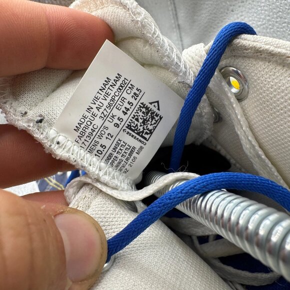 Size M10.5/W12 Converse Chuck Taylor All Star Untitl3d Laced Unisex Shoe 171394C - Picture 9 of 10